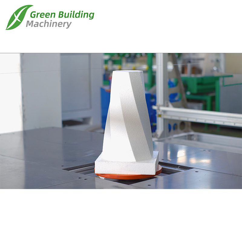 Cortador de espuma CNC en caliente de 5 ejes con longitud de bloque ajustable