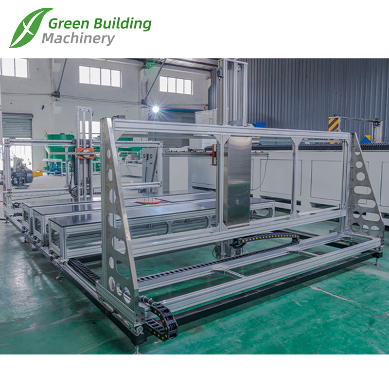 Cortador de espuma CNC en caliente de 5 ejes con longitud de bloque ajustable